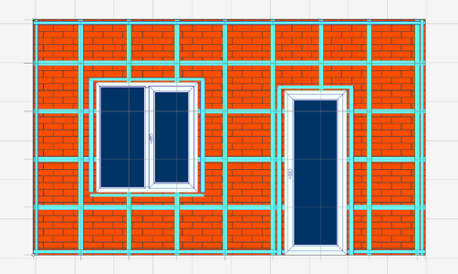 Load-Bearing Frame Structure Illustration